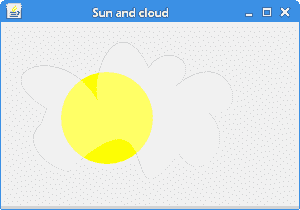 Sun & cloud