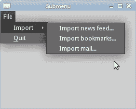 Submenu
