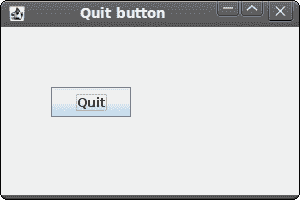 Quit button
