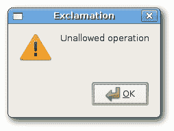 Alert dialog