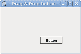 Dragging a button