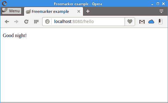Spring Boot web example